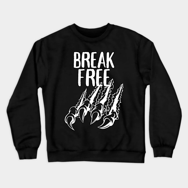 Break Free - beast Crewneck Sweatshirt by RIVEofficial